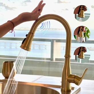 VIDEC Touch On Kitchen Faucet Review - 3 Modes Pull Down Sprayer, Touchless Technology