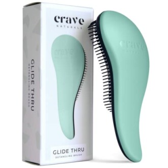 Crave Naturals Glide Thru Detangling Brush Review - The Best Hair Detangler Brush for Adults & Kids